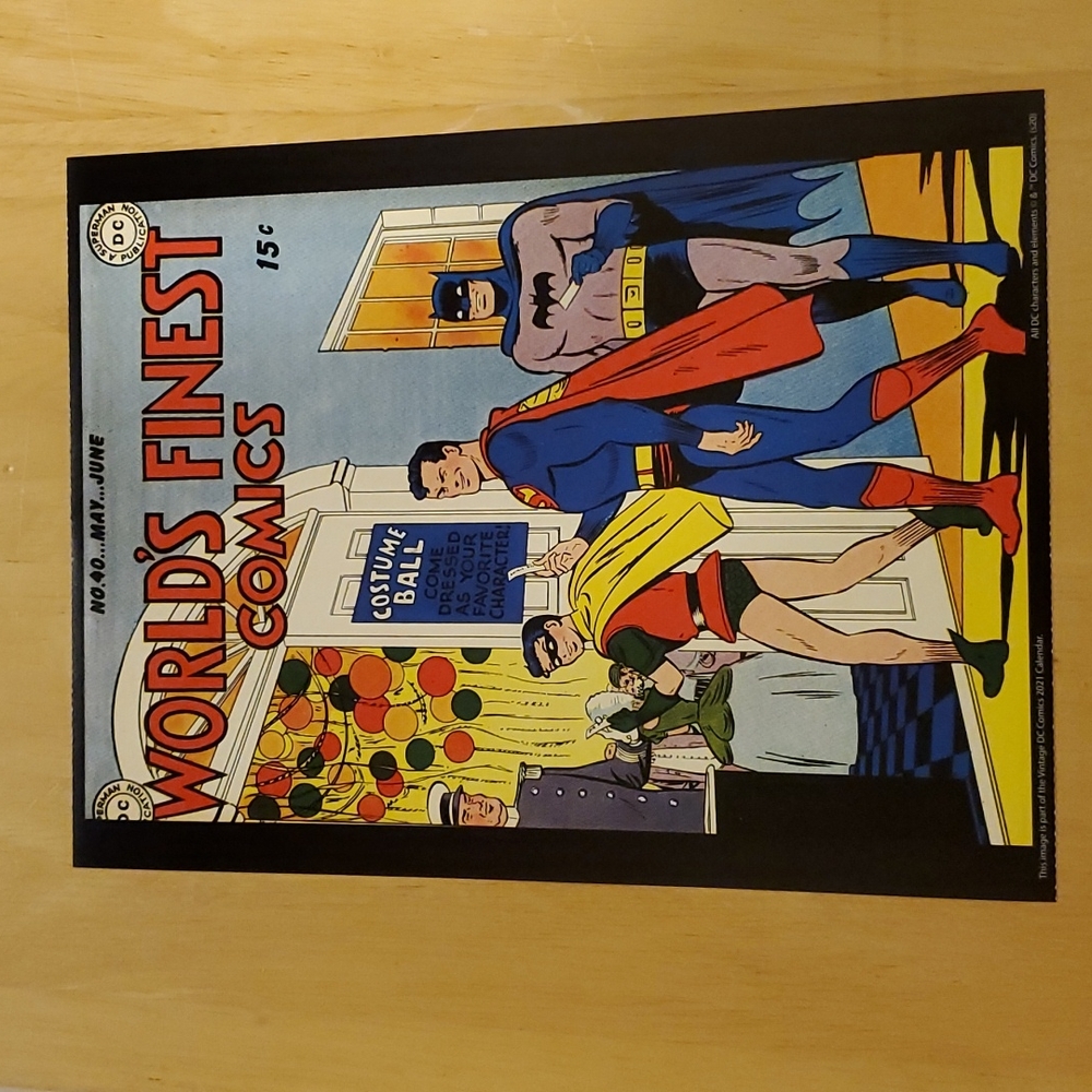DC World's Finest Comics # 40 Cover Poster